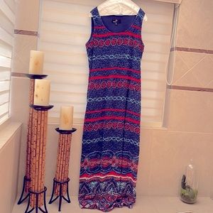 Crochet, lined, maxi dress